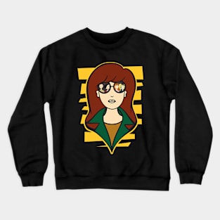 funny girl Cool Crewneck Sweatshirt